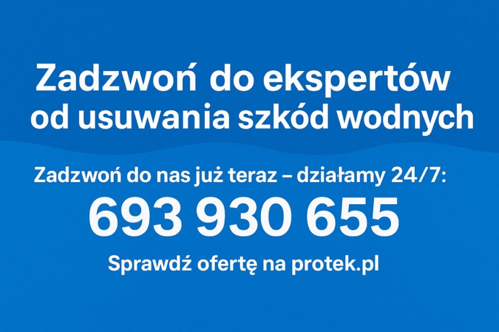 osuszanie po zalaniu baner